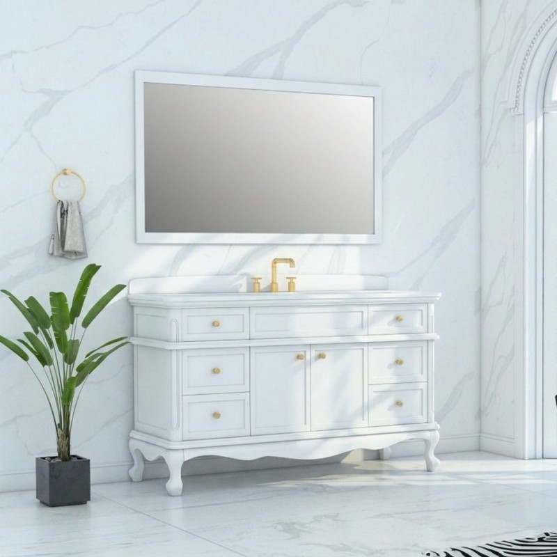 Madera Floor Mount 60” Single Sink Vanity – Freestanding Bathroom Vanities - Toronto, Canada | Virta Luxury Bathroom Furniture