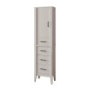 Essence Solid Wood 19" Linen Tower – Freestanding Linen Tower - Toronto, Canada | Virta Luxury Bathroom Furniture
