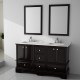 Charm Floor Mount 60'' Double Sink Vanity