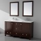 Hampton Floor Mount 60" Double Sink Vanity