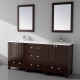 Hampton Floor Mount 72" Double Sink Vanity