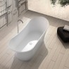 Harp Freestanding Solid Surface Stone 69” Tub - Bathtubs - Toronto, Canada | Virta Luxury Bathroom Furniture