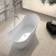 Harp Freestanding Solid Surface Stone 69" Tub