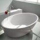 Rondo Freestanding Solid Surface Stone 70" Tub