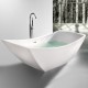 Viola Freestanding Solid Surface Stone 67" Tub