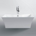 Dubai Freestanding Acrylic 63" Tub - Bathtubs - Toronto, Canada | Virta Luxury Bathroom Furniture