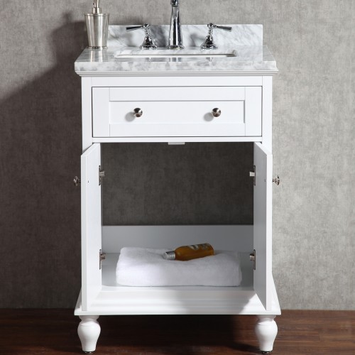 Yasmine Floor Mount 24” Single Sink Vanity – Freestanding Bathroom Vanities - Toronto, Canada | Virta Luxury Bathroom Furniture