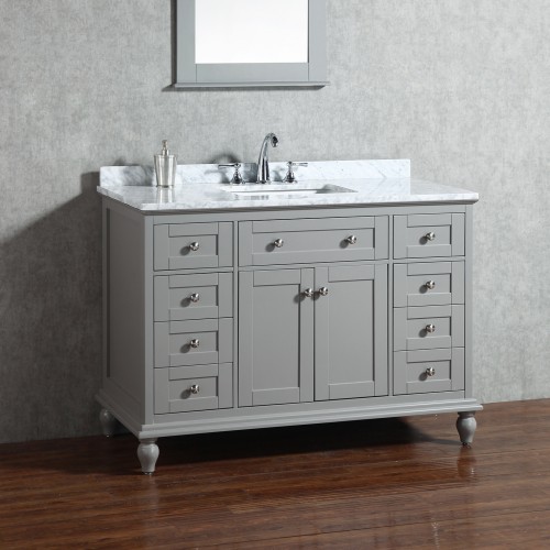 Yasmine Floor Mount 48” Single Sink Vanity – Freestanding Bathroom Vanities - Toronto, Canada | Virta Luxury Bathroom Furniture