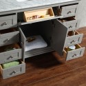 Yasmine Floor Mount 48” Single Sink Vanity – Freestanding Bathroom Vanities - Toronto, Canada | Virta Luxury Bathroom Furniture