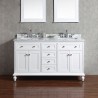 Yasmine Floor Mount 60” Double Sink Vanity – Freestanding Bathroom Vanities - Toronto, Canada | Virta Luxury Bathroom Furniture