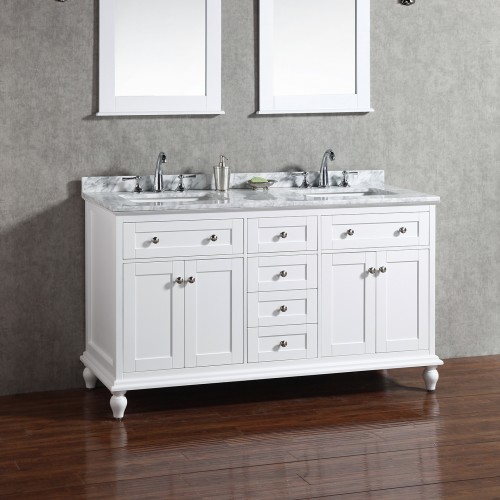 Yasmine Floor Mount 60” Double Sink Vanity – Freestanding Bathroom Vanities - Toronto, Canada | Virta Luxury Bathroom Furniture