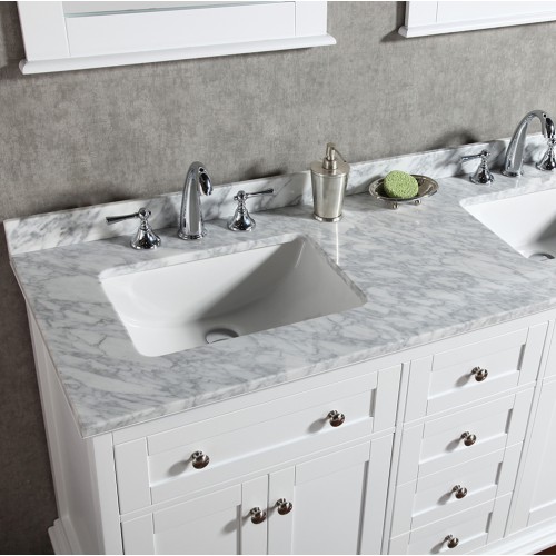 Yasmine Floor Mount 60” Double Sink Vanity – Freestanding Bathroom Vanities - Toronto, Canada | Virta Luxury Bathroom Furniture