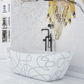 Bathtubs with Artwork