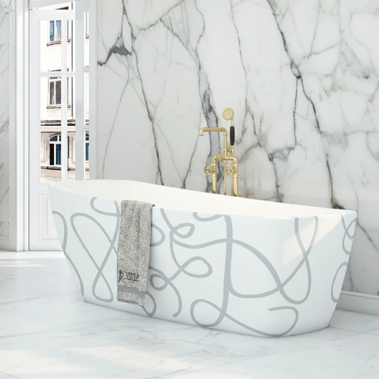 Bathtubs with Artwork