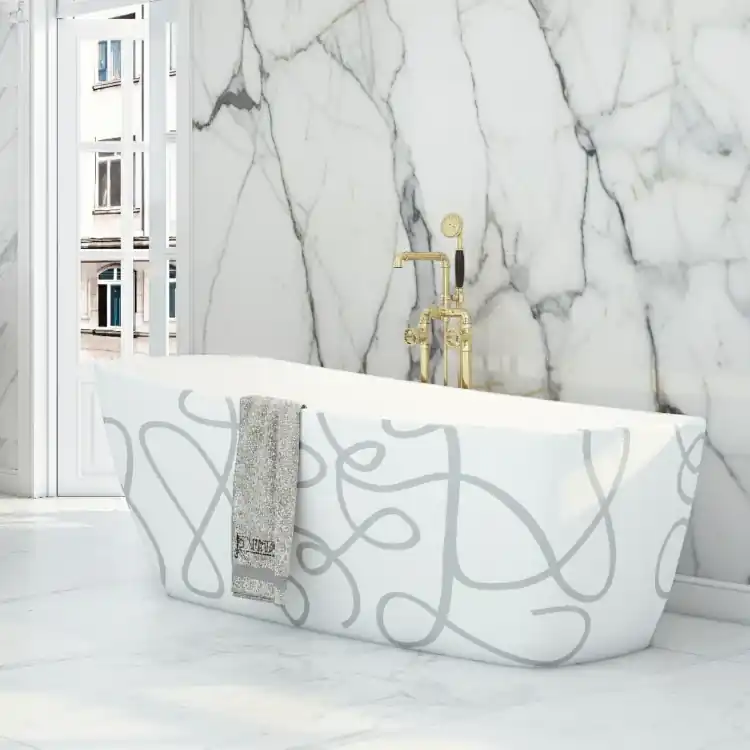 Bathtubs with Artwork