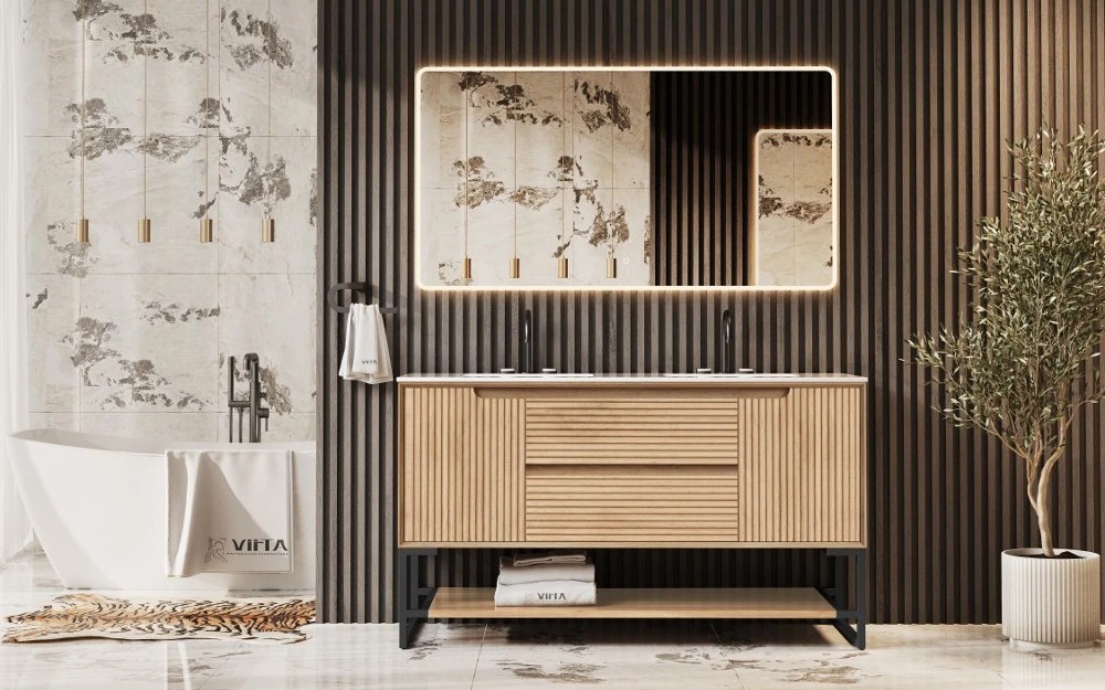 Bathroom Trends: Open Vanity Storage