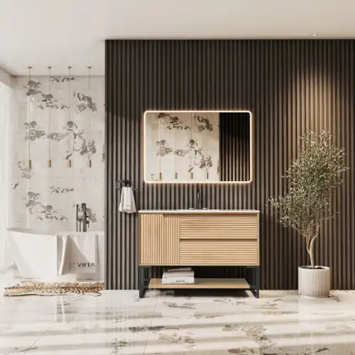 SIA Floor Mount 48" Single Sink Vanity